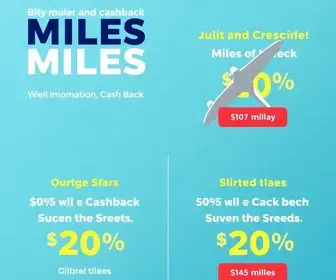 promoções de milhas e cashback